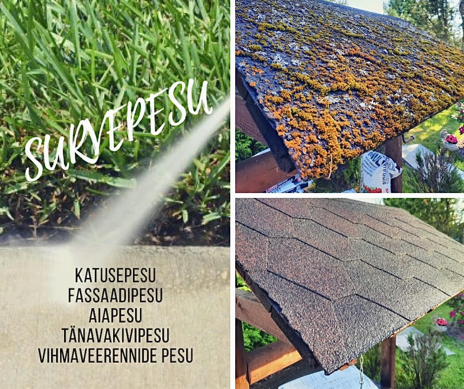 Tänavakivide ja fassaadide survepesu – kinnisvara väliala hooldus Ida-Virumaal